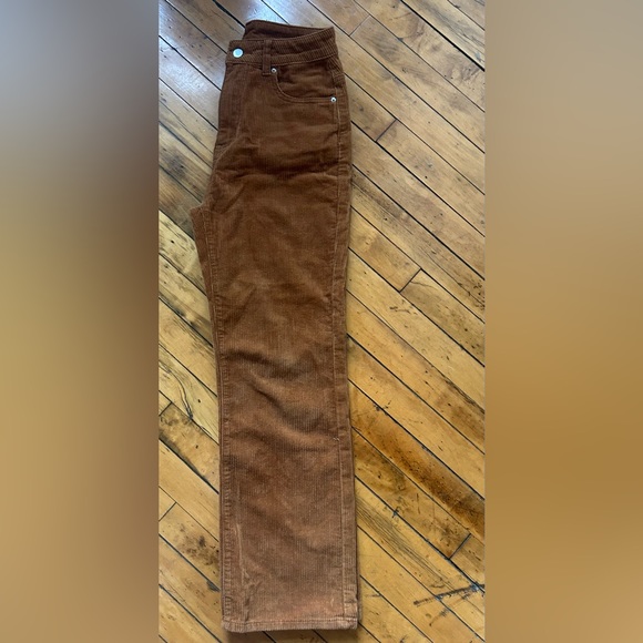 Brown Corduroy Pants- Size small - Picture 2 of 2